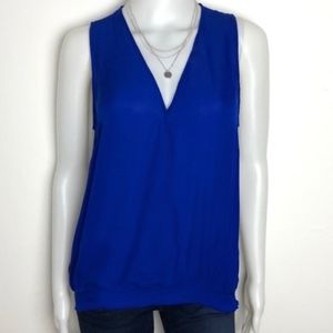 Royal Blue Silk Top by Cynthia Rowley